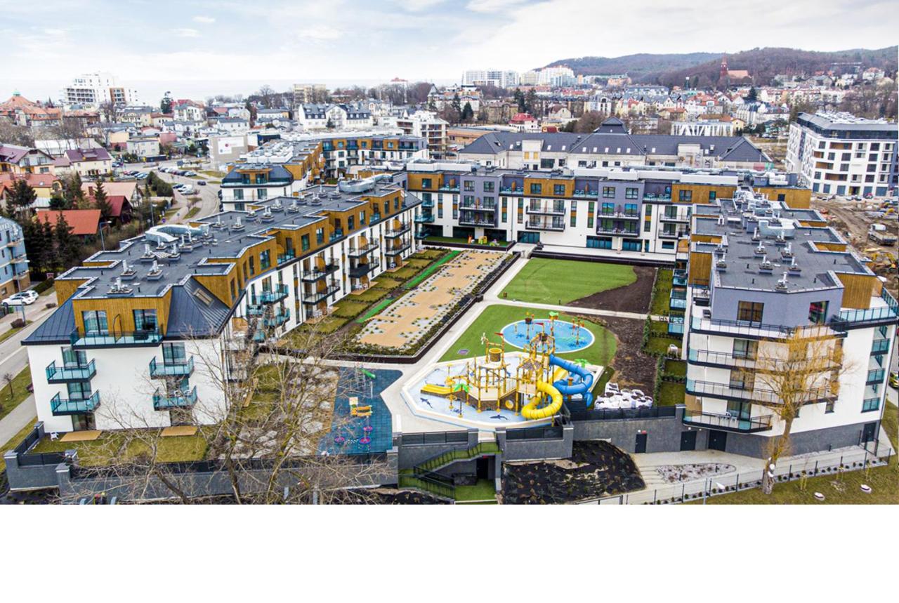 Bel Mare Apartament 128 Z Ogrodkiem ミエンジズドロイェ エクステリア 写真